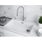 Мойка Paulmark Lumi 74uni-skew LU74SK-WH, белый