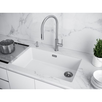 Мойка Paulmark Lumi 74uni-skew LU74SK-WH, белый Мойка Paulmark Lumi 74uni-skew LU74SK-WH, белый