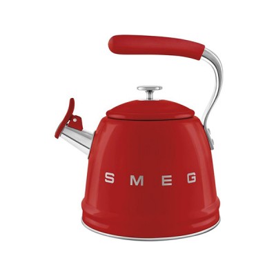 Чайник со свистком SMEG WKF01RD красный Чайник со свистком SMEG WKF01RD красный