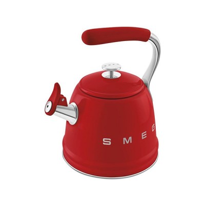 Чайник со свистком SMEG WKF01RD красный Чайник со свистком SMEG WKF01RD красный