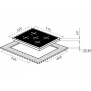Варочная панель MAUNFELD EVI.775-FL2-BK индукционная