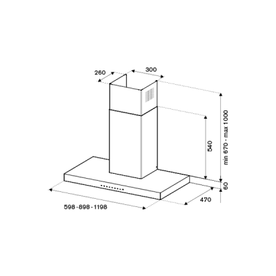 Вытяжка Bertazzoni KT90PRO1XA Вытяжка Bertazzoni KT90PRO1XA