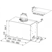 Вытяжка Franke FBFP BK MATT A52 KL (305.0665.391)
