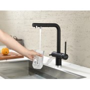 Смеситель Paulmark Serpentine Se213222-418, черный