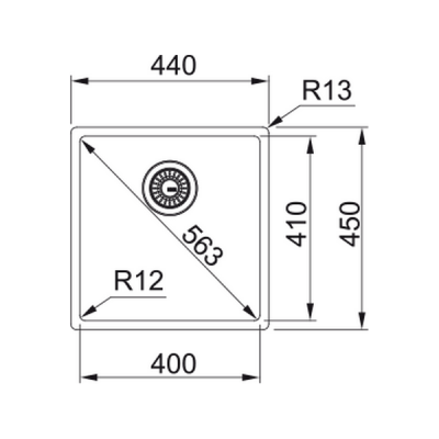 Мойка Franke BXX 210-40 стоп-вент. (127.0677.488) Мойка Franke BXX 210-40 стоп-вент. (127.0677.488)