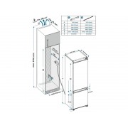 Холодильник Jacky's JR BW177NF встраиваемый
