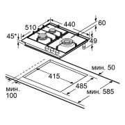 Варочная панель MAUNFELD EGHG.43.73CB2/G газовая