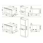 СВЧ - печь SMEG MP122B3
