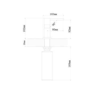 Дозатор Florentina Квадро жасмин Дозатор Florentina Квадро жасмин