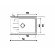 Мойка Teka Stone 60 S-TG 1B 1D белый арктик (115330033)