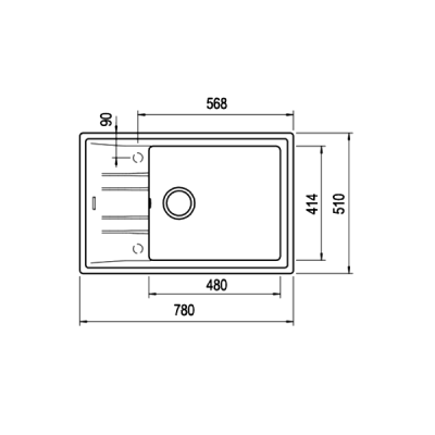 Мойка Teka Stone 60 S-TG 1B 1D белый арктик (115330033) Мойка Teka Stone 60 S-TG 1B 1D белый арктик (115330033)