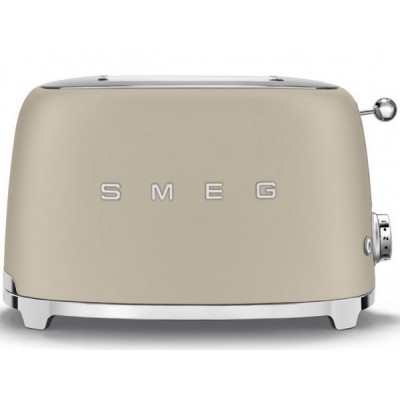 Тостер на 2 ломтика SMEG TSF01MLMEU лунный свет матовый Тостер на 2 ломтика SMEG TSF01MLMEU лунный свет матовый