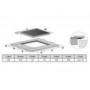 Варочная панель Korting HIB 64940 B Maxi индукционная