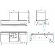Вытяжка Falmec VIRGOLA NO-DROP TOUCH 90