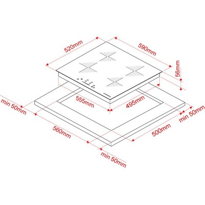 Варочная панель Kuppersberg ICI 604 индукционная Варочная панель Kuppersberg ICI 604 индукционная