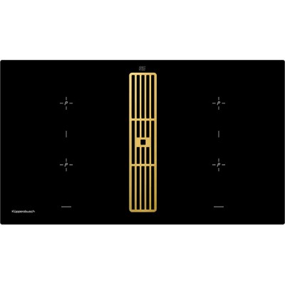 Варочная панель Kuppersbusch KMI 9850.0 SR Gold индукционная с вытяжкой Варочная панель Kuppersbusch KMI 9850.0 SR Gold индукционная с вытяжкой