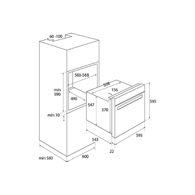 Духовой шкаф TEKA HSB 740 G SS (111040001) Духовой шкаф TEKA HSB 740 G SS (111040001)