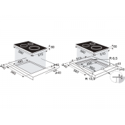 Варочная панель Brandt BPI6428UB индукционная