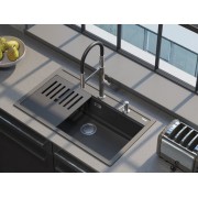 Смеситель Omoikiri Osaka-BN-BL латунь/нержавеющая сталь/черный (4994331)