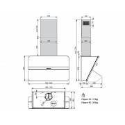 Вытяжка Falmec FLIPPER WHITE 55