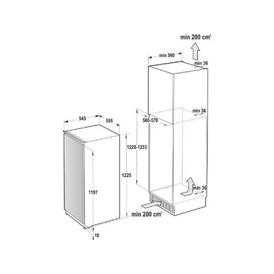 Холодильник ASKO RFB31231EI встраиваемый Холодильник ASKO RFB31231EI встраиваемый