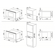 СВЧ - печь SMEG MP822PO