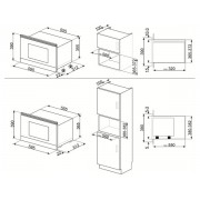 СВЧ - печь SMEG MP722AO