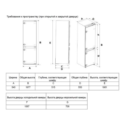 Холодильник Graude IKG 200.3 встраиваемый Холодильник Graude IKG 200.3 встраиваемый