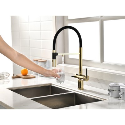 Смеситель Paulmark Gravity Gr213888-G, золото Смеситель Paulmark Gravity Gr213888-G, золото