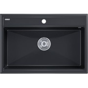 Мойка Paulmark Stepia 80 PM117551-BLM, черный металлик