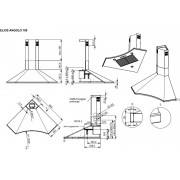 Вытяжка Falmec ELIOS ANG STEEL 90