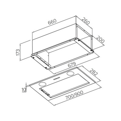 Вытяжка MEFERI INBOX90BK POWER Вытяжка MEFERI INBOX90BK POWER