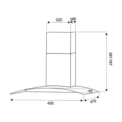 Вытяжка EXITEQ EX-1255 Вытяжка EXITEQ EX-1255
