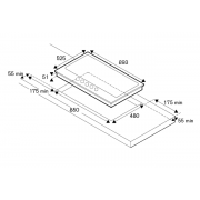 Варочная панель Bertazzoni P905СPROGNE газовая