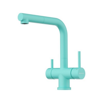 Смеситель Omoikiri Takamatsu-S-AZ латунь/azur blue (4994492) Смеситель Omoikiri Takamatsu-S-AZ латунь/azur blue (4994492)