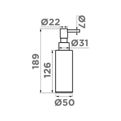 Дозатор Omoikiri OM-06-LG латунь/светлое золото (4995094) Дозатор Omoikiri OM-06-LG латунь/светлое золото (4995094)