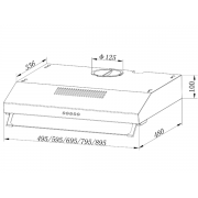 Вытяжка Elikor ECO 60 WH белый