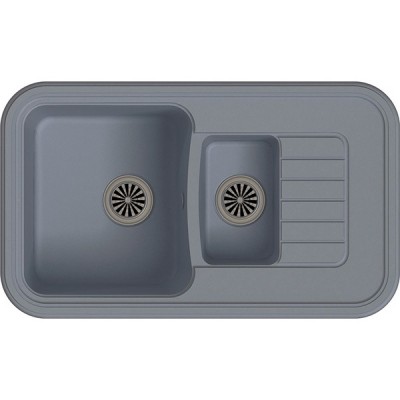 Мойка Ewigstein Antik 60KF серый металлик Мойка Ewigstein Antik 60KF серый металлик