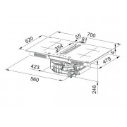 Варочная панель Franke FSM 7072 4RC R HI (340.0731.893) индукционная с вытяжкой