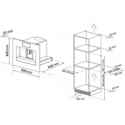 Кофемашина MEFERI MCM6010BK COMFORT PLUS встраиваемая