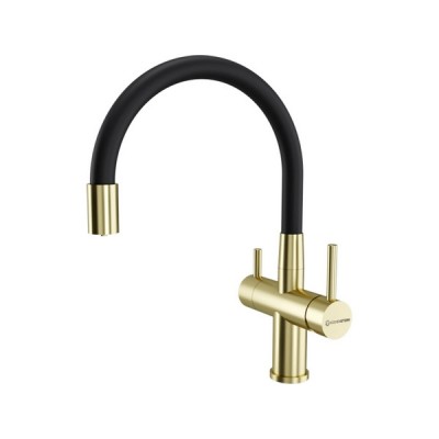 Смеситель Kuchenstern WURM-FE золото Смеситель Kuchenstern WURM-FE золото