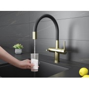 Смеситель Kuchenstern WURM-FE золото