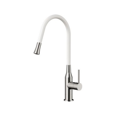 Смеситель Omoikiri Yatomi-BN-WH латунь/нержавеющая сталь/белый (4994250) Смеситель Omoikiri Yatomi-BN-WH латунь/нержавеющая сталь/белый (4994250)