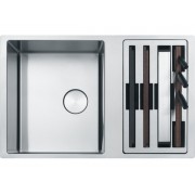 Мойка Franke BWX 120-41-27, вентиль-автомат, шлифованная (122.0579.553)