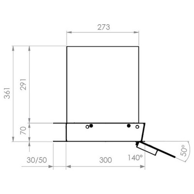 Вытяжка Pando TIL-2/90 INOX V.830 ECS Вытяжка Pando TIL-2/90 INOX V.830 ECS