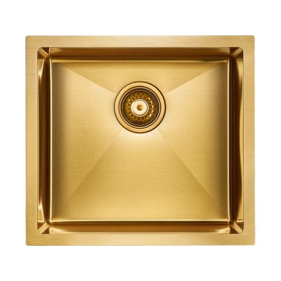 Мойка Paulmark Marx PM214844-BG, брашированное золото Мойка Paulmark Marx PM214844-BG, брашированное золото