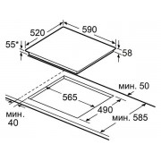 Варочная панель MAUNFELD AVI6044SSFBK индукционная