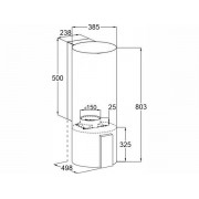 Вытяжка MAUNFELD ALBA 39 Wall золотой