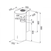 Вытяжка Franke FTU 3805 XS (335.0518.748)