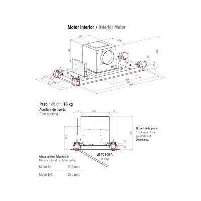 Вытяжка Pando E-295/90 IX V.1350 int/ext ADS Quick Fix Вытяжка Pando E-295/90 IX V.1350 int/ext ADS Quick Fix